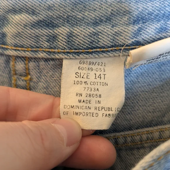 VINTAGE High Rise Blue Jeans with Classic Faded Look Palmetto's - Picture 3 of 7